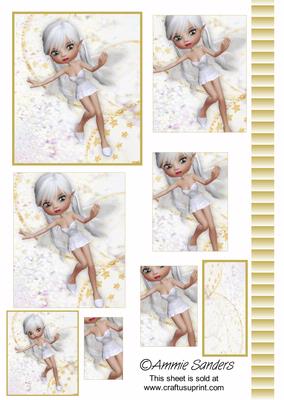 Sparkle Fairy 3D Pyramid Sheet