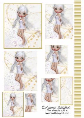 Sparkle Fairy 3D Pyramid Sheet