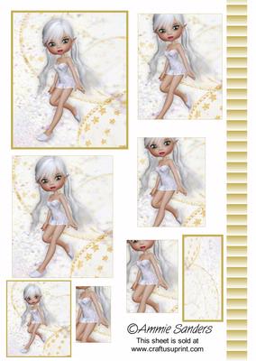 Sparkle Fairy 3D Pyramid Sheet