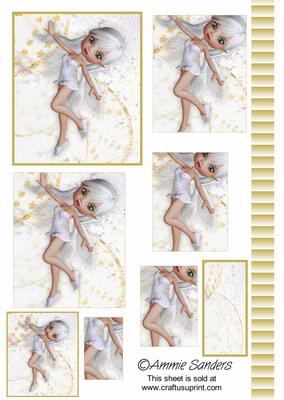 Sparkle Fairy 3D Pyramid Sheet