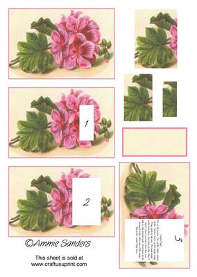 Brand New Pretty Floral Combi-tage