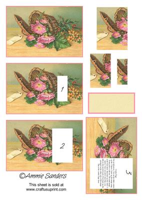 Brand New Pretty Pink Flowers Combi-tage