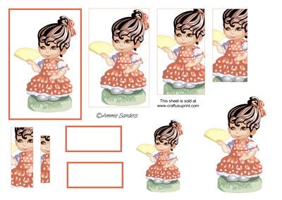 Cute Little Dancer Pyramid Sheet