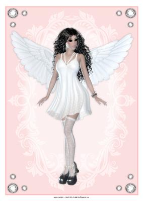Beautiful Fairy / Angel A4 Topper
