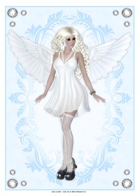 Beautiful Fairy / Angel A4 Topper