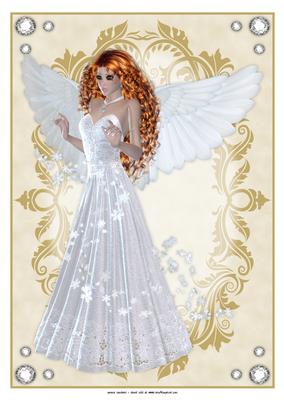 Beautiful Fairy / Angel A4 Topper