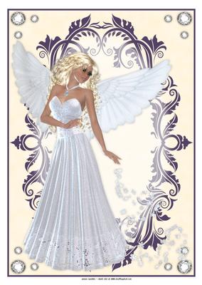 Beautiful Fairy / Angel A4 Topper