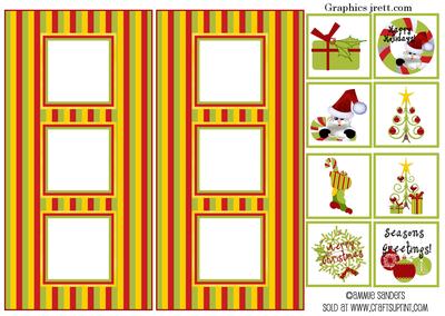 2 x Dl Card Fronts with Toppers