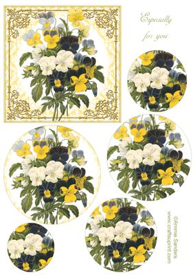 Beautiful Floral Topper & Circle Pyramid Layers