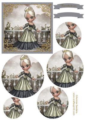 Off to the Ball Topper & Decoupage Layers