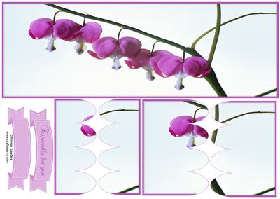 Beautiful Floral Large Dl Scallop Stacker Topper