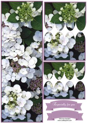 Beautiful Floral Large Dl Scallop Stacker Topper