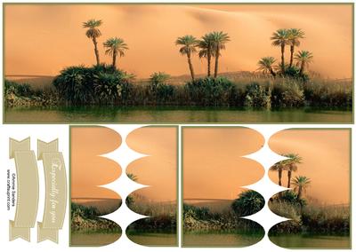 Stunning View Scenic Large Dl Scallop Stacker Topper