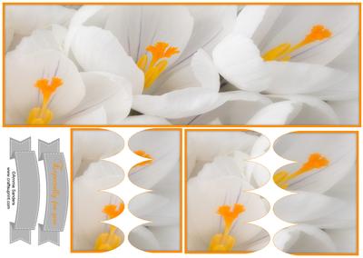 Beautiful Floral Large Dl Scallop Stacker Topper