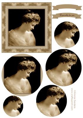 Vintage Beauty Topper & Decoupage Layers