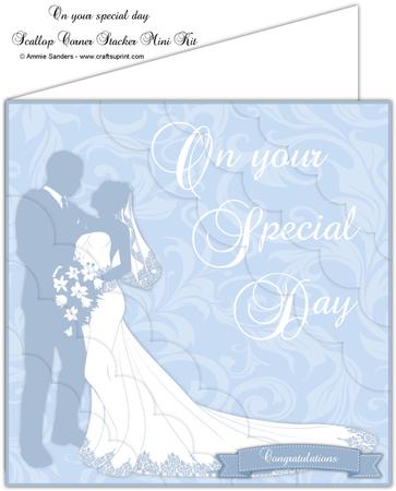 On Your Special Day Scallop Corner Stacker Mini Kit