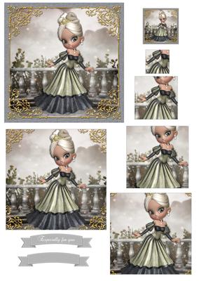 Gone to the Ball Pyramid Topper & Sentiments