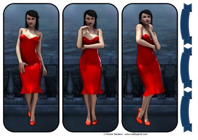 Lady in Latex Topper Selection & Sentiments