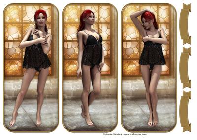 Sexy Baby Doll Topper Selection & Sentiment Tags