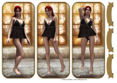 Sexy Baby Doll Topper Selection & Sentiment Tags