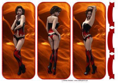 She's Hot!! Topper Selection & Sentiment Tags