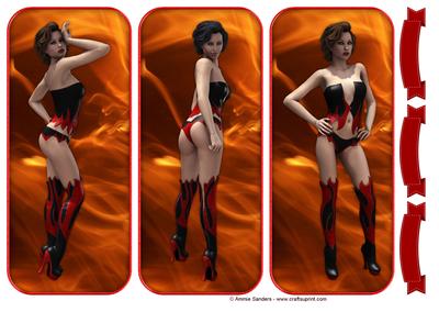 She's Hot!! Topper Selection & Sentiment Tags