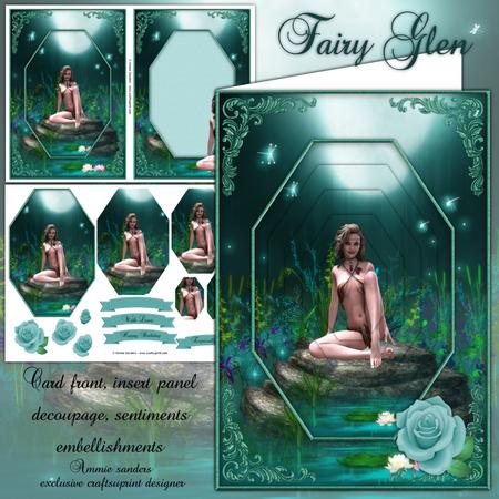 Elven Glen Card Front & Decoupage A5 Mini Kit