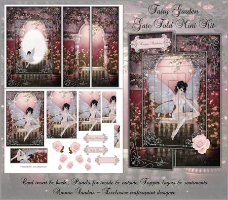 Fairy Garden Gate Fold A5 Mini Kit
