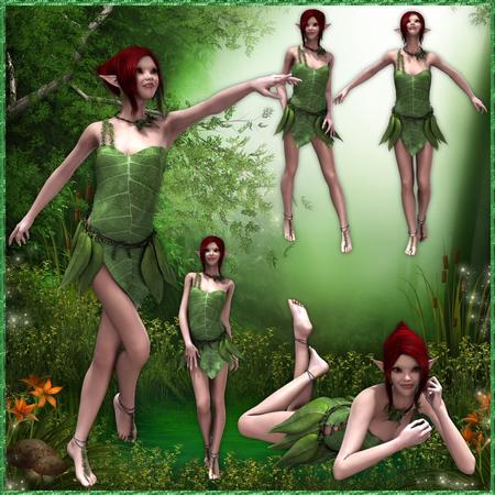 Woodland Pixie 5 Cu4cu Png Graphics