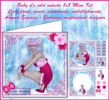 Baby Its Cold Outside 8x8 Mini Kit