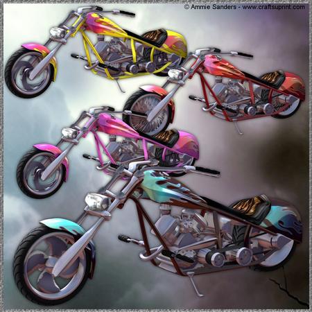 Chopper Motor Bike 4 Cu4cu Png Graphics