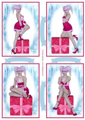 Baby Its Cold Outside 4 Toppers & Sentiment Banners