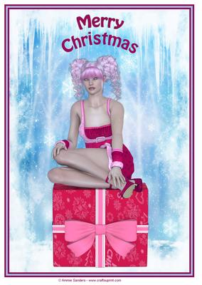 Baby Its Cold Outside Merry Christmas A4 Topper
