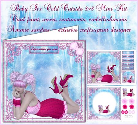 Baby Its Cold Outside 8x8 Mini Kit