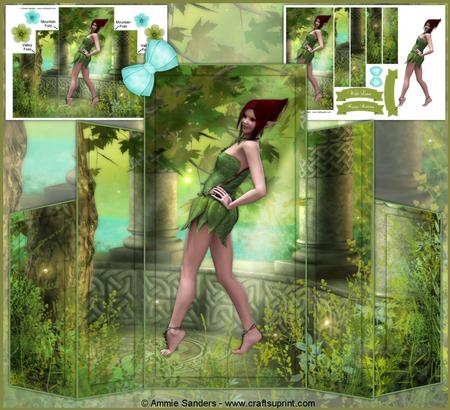 Woodland Pixie Beautiful Scene Theater Fold Kit