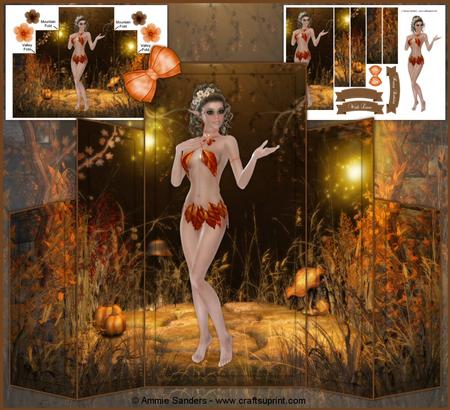 Autumn Fae Beautiful Scene Theater Fold Kit