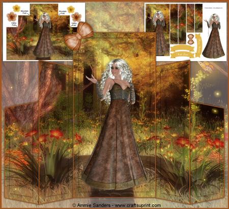 Woodland Princess Beautiful Scene Theater Fold Kit