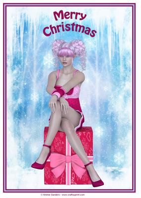 Baby Its Cold Outside Merry Christmas A4 Topper