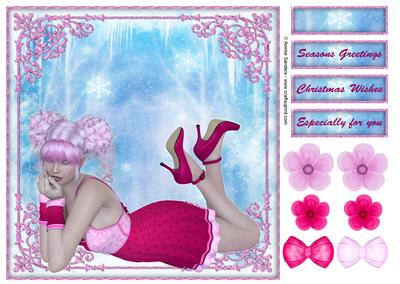 Baby Its Cold Outside 8x8 Topper & Sentiments