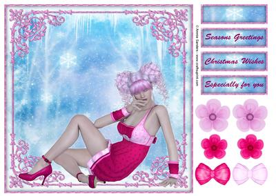 Baby Its Cold Outside 8x8 Topper & Sentiments