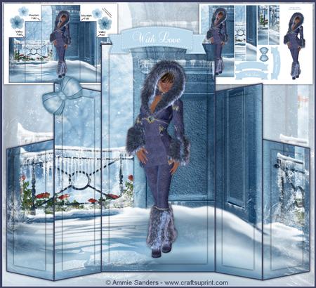 Winter Beauty Beautiful Scene Theater Fold Kit