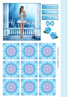 Sugar Doll's Musical Fantasy Topper & Tiles