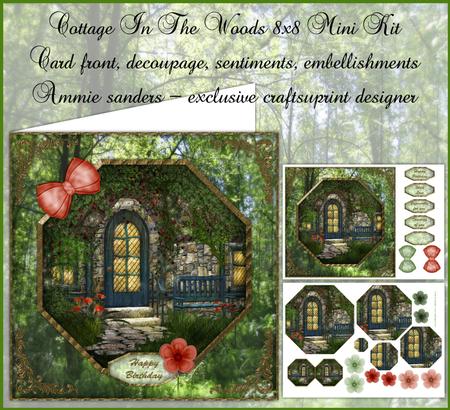 Cottage in the Woods 8x8 Mini Kit