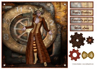 Southern Steam Punk 8x8 Topper