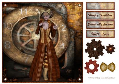 Southern Steam Punk 8x8 Topper
