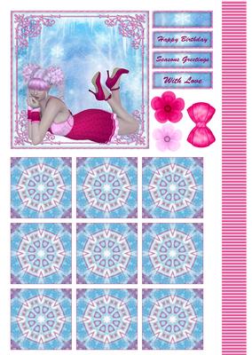Baby Its Cold Outside Topper & Tiles