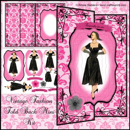 Vintage Fashion Beauty Fold Back Mini Kit
