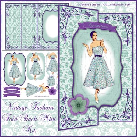 Vintage Fashion Beauty Fold Back Mini Kit