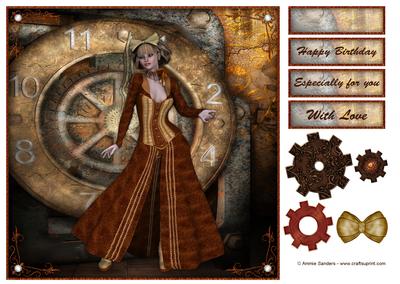 Southern Steam Punk 8x8 Topper