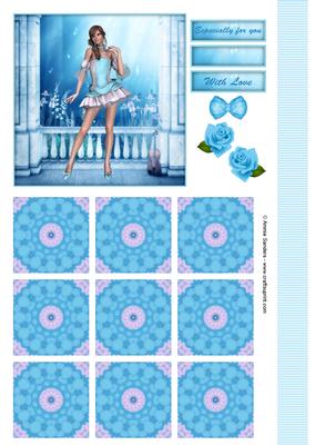 Sugar Doll's Musical Fantasy Topper & Tiles